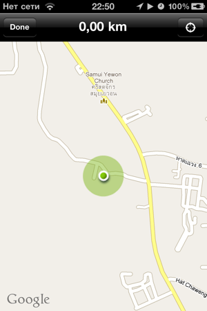Nike+ GPS Google Maps